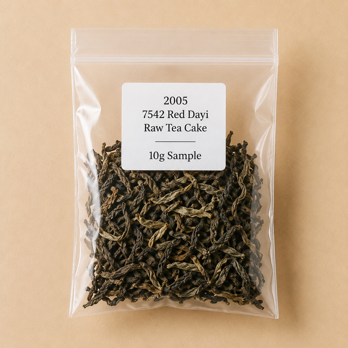 2005 7542 Red Dayi Raw Tea Cake