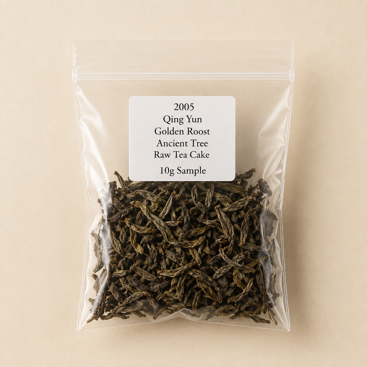 2005 Qing Yun Golden Roost Ancient Tree Raw Tea Cake