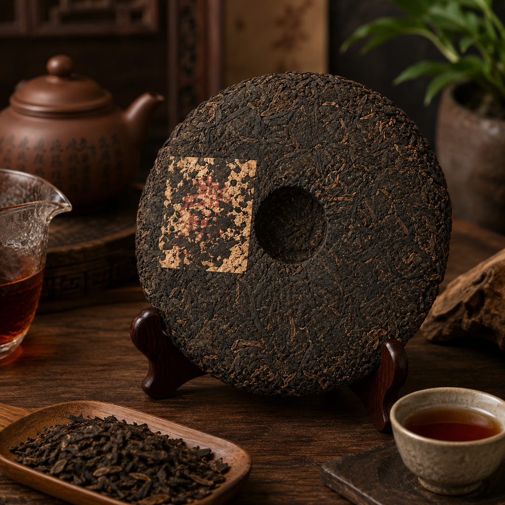 2000 Paperless Red Mark Neifei Ripe Tea Cake