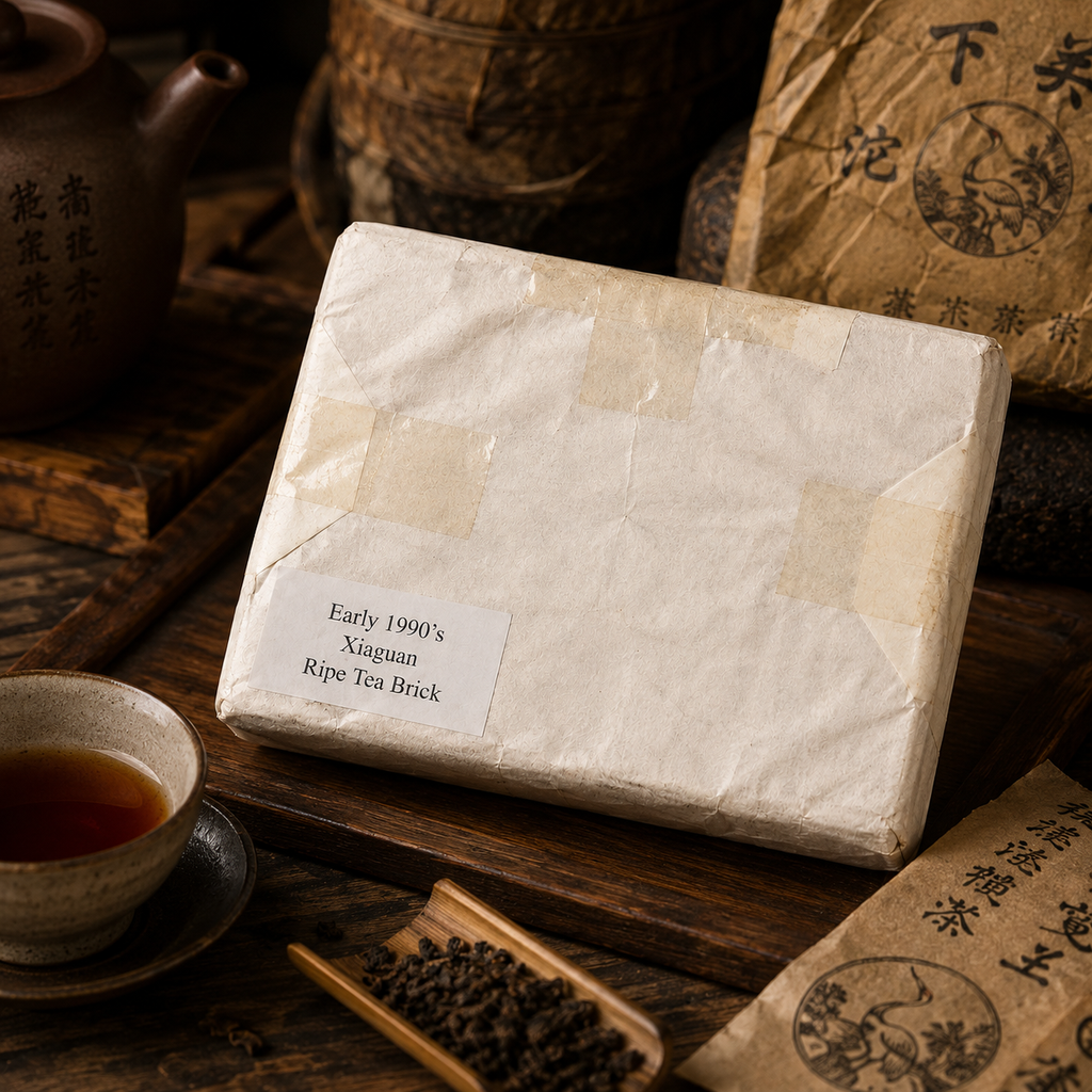 Early 1990s Xiaguan Ripe Tea Brick